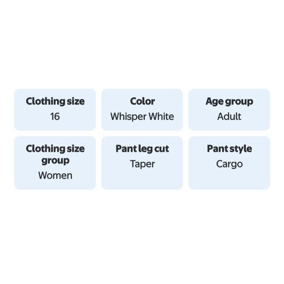 Sofia Jeans Women's Tapered High Rise Satin Cargo Pants, 27" Inseam, Size 16 - Picture 7 of 8